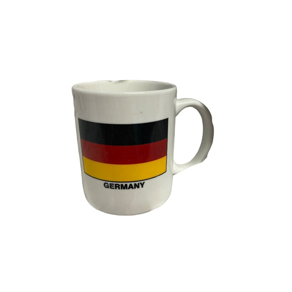 Vintage Germany Flag Ceramic Coffee Tea Mug Linyi